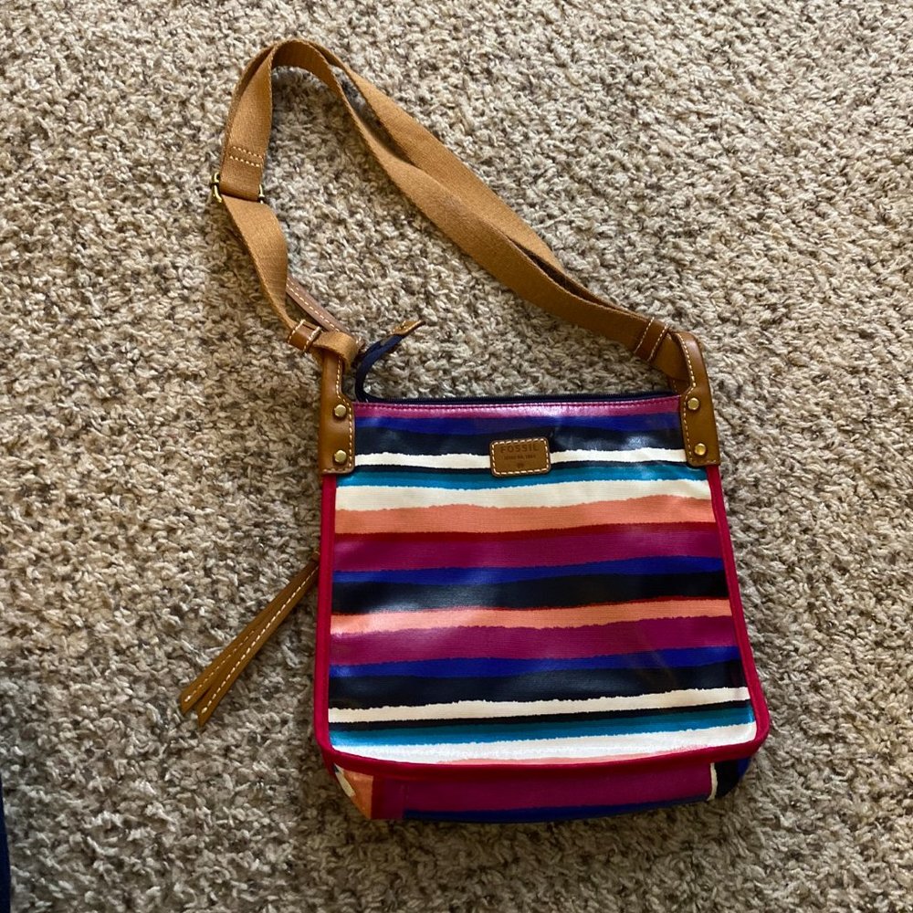 Fossil Striped Bag - Picture 1 of 4